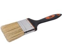 Плоская кисть Toolberg ПРЕМИУМ 60 мм, белая натуральная щетина 0101670