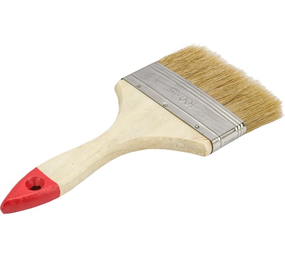 Плоская кисть Toolberg 4", белая 0101040 90002479095
