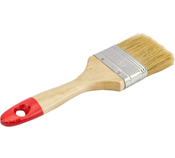 Плоская кисть Toolberg Эксперт 2,5", белая 0101125