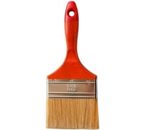 Плоская кисть Toolberg ПРОФИ, натуральная щетина, 100 мм 0104114