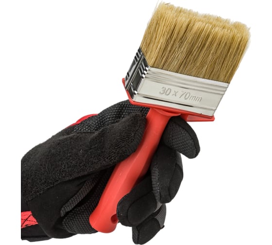 Кисть ракля Toolberg 3х7 см, белая 0106107