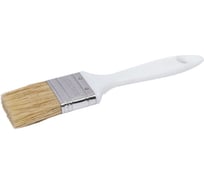 Плоская кисть KORVUS Хобби 38 мм, натуральная щетина, пластиковая рукоятка 0102615