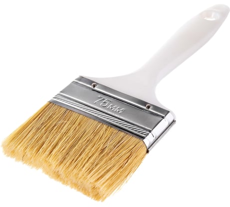 Плоская кисть KORVUS Хобби 75 мм, смешанная щетина 0102030