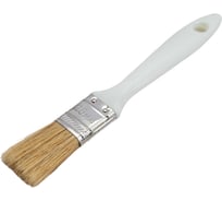 Плоская кисть KORVUS Хобби 25 мм, натуральная щетина, пластиковая рукоятка 0102610