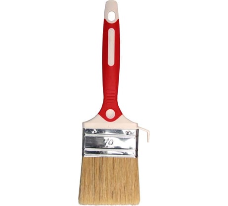 Плоская кисть для эмалей PARADE, натуральная щетина, 70 мм 7104013