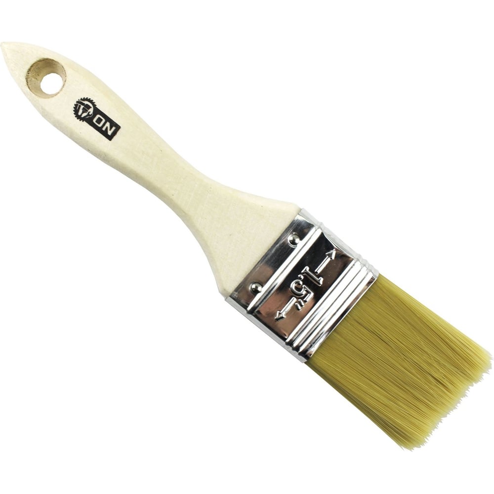 Малярная плоская кисть ON Аква искусственная щетина, 1.5" (38 мм ...