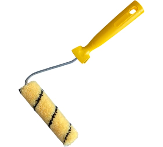 Миди-валик в сборе Accurate 315х135х55, для эмалей, 120мм, d6мм, полиакрил, ворс 12мм 33112018 1