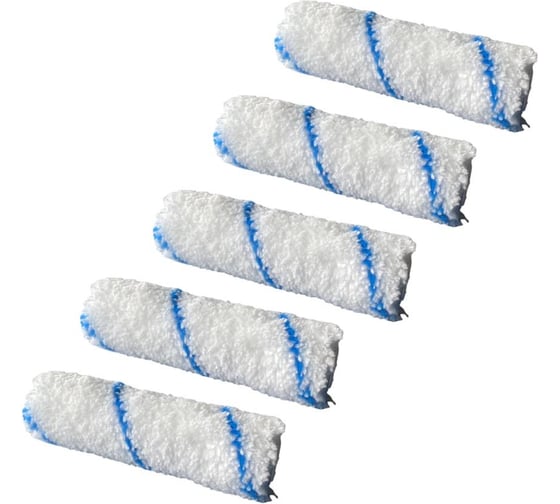 Ролик мини ACCURATE 110х15х15 Микрофибра 110мм ворс 5мм 5шт лаки 18131101/5 1