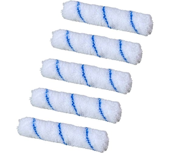 Ролик мини ACCURATE 150х15х15 Микрофибра 150мм ворс 5мм 5шт лаки 18131501/5 1