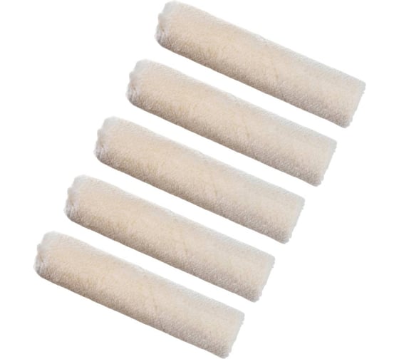 Ролик мини ACCURATE 110х15х15 Велюр 110мм ворс 5мм 5шт лаки 18131104/5 1