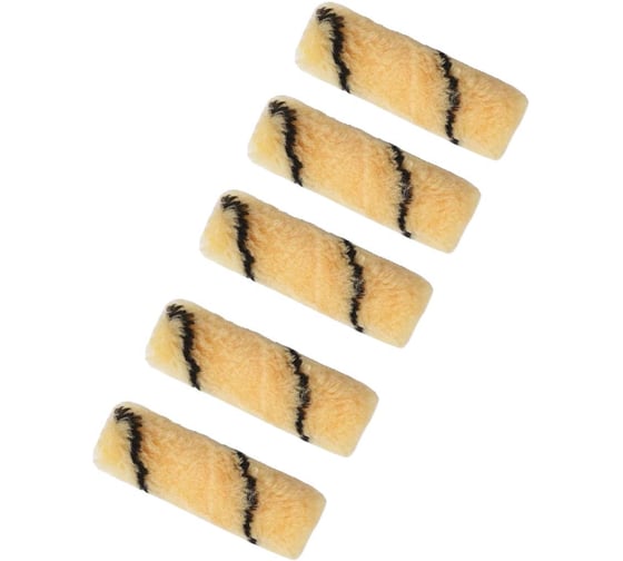 Ролик мини ACCURATE 110х15х15 Полиакрил 110мм ворс 12мм 5шт Эмали 18311101/5 1