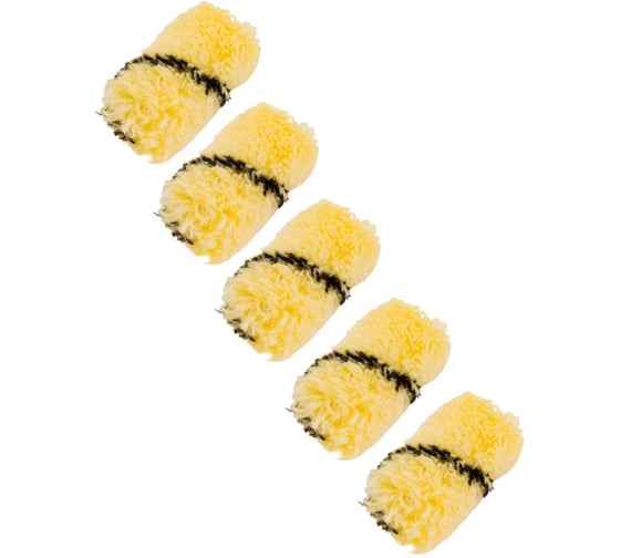 Ролик мини ACCURATE 60х15х15 Полиакрил 60мм ворс 12мм 5шт Эмали 18310601/5 1