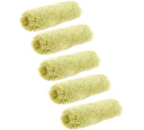 Ролик мини ACCURATE 110х15х15 Полиакрил 110мм ворс 12мм 5шт Водные краски 18311018/5