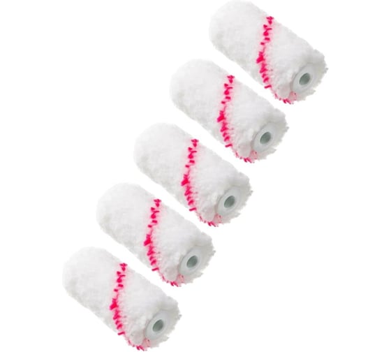 Ролик мини ACCURATE 60х15х15 Полиамид 60мм ворс 11мм 5шт Водные краски 18306019/5 1