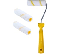 Мини-валик в сборе ACCURATE 395х125х45 Микроволокно 110мм ворс 8мм + 2 сменных ролика Эмали 33111014/2