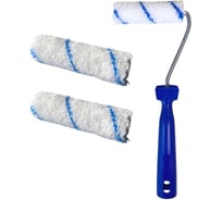 Мини-валик в сборе ACCURATE 395х125х45 Микрофибра 110мм ворс 5мм + 2 сменных ролика Лаки 31311010/2