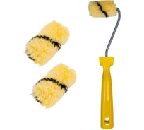 Мини-валик в сборе ACCURATE 395х75х45 Полиакрил 60мм ворс 12мм + 2 сменных ролика Эмали 33106018/2