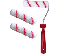 Мини-валик в сборе ACCURATE 400х165х45 Полиамид 150мм ворс 11мм + 2 сменных ролика Водные краски 33150170/2