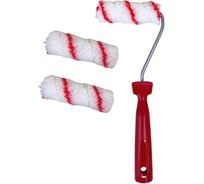 Мини-валик в сборе ACCURATE 395х125х45 Полиамид 110мм ворс 11мм + 2 сменных ролика Водные краски 33110170/2