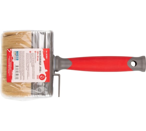 Макловица MASTER COLOR PRO, 70% ПБТ/30% светлая натуральная щетина, 2-к ручка, 30х100 мм 30-0552