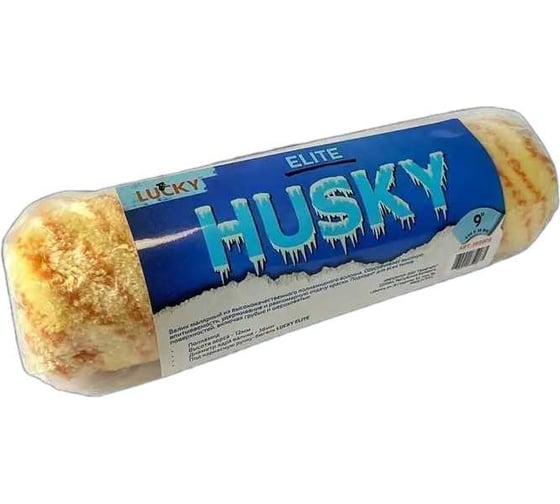 Валик LUCKY HUSKY ELITE 230мм, полиамид, высота ворса 12мм, ядро 38мм, под каркасную ручку-бюгель 389909 1
