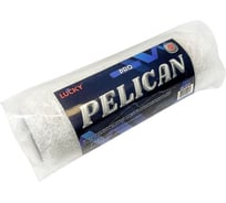 Валик LUCKY PELICAN PRO 230мм, микрофибра с легким текстурным эффектом, высота ворса 12мм, ядро 55мм, под ручку-бюгель Ø8мм 257709