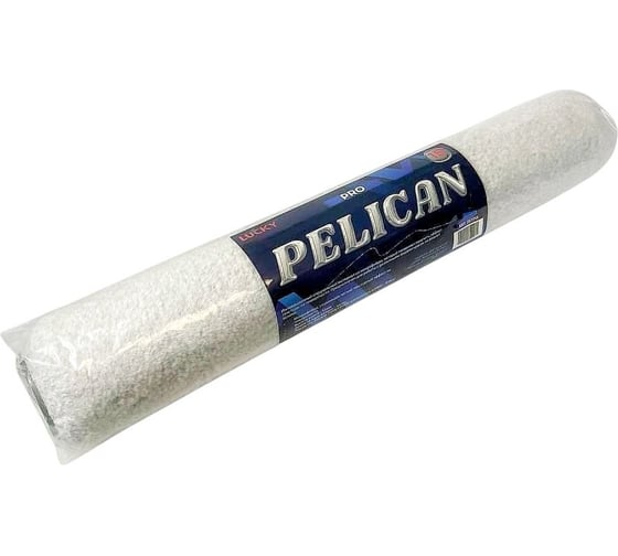 Валик LUCKY PELICAN PRO 380мм, микрофибра с легким текстурным эффектом, высота ворса 12мм, ядро 44мм, под джамбо-бюгель Ø8мм 257715 1