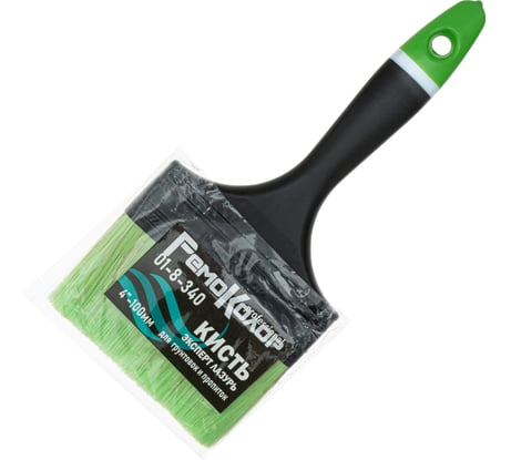 Плоская кисть РемоКолор Олимп Лазурь, 4-100 мм, 01-8-340