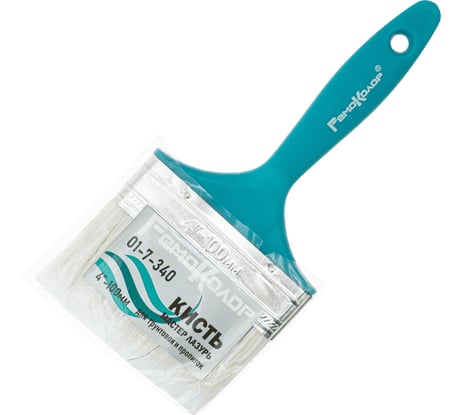 Плоская кисть РемоКолор Гамма Лазурь, 4-100 мм, 01-7-340