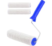 Набор КЭС Валик Termo-Fusion микрофибра белый, 230 мм в сборе, 63 мм, ворс 9 мм, бюгель 6 мм + 2 запасных ролика микс цветов 10310027