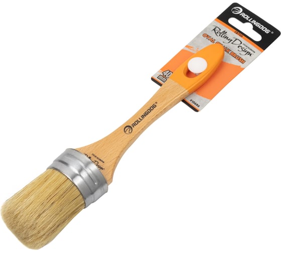 Кисть Rollingdog Design Professional 40мм, овальная, смешанная щетина, 10686 1