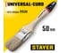 Плоская кисть STAYER UNIVERSAL-EURO светлая натуральная щетина, деревянная ручка, 50мм, 2" 0102-050 3