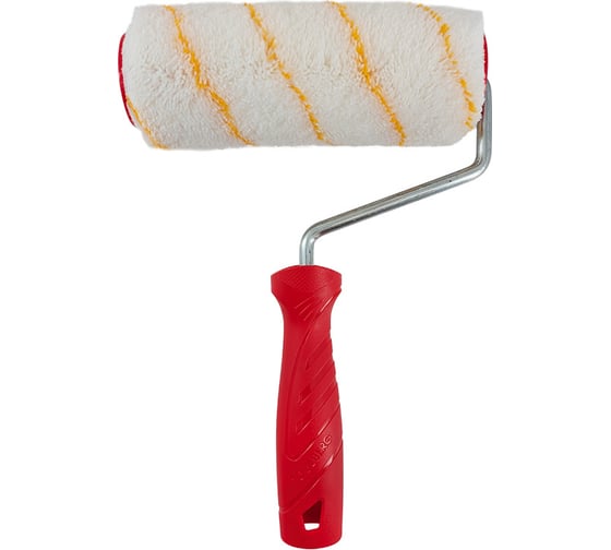 Валик с ручкой Toolberg Классик-Профи, интерьер, полиакрил 12/180/48мм, D8мм, желт.нить , ЛА-000036 ЛА-00003690 1