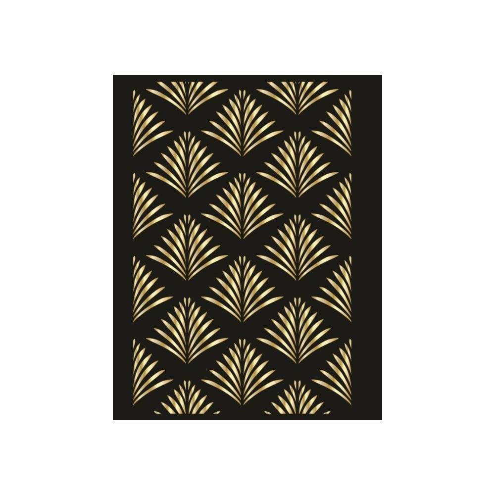 Пластиковый трафарет Luxart Template Листья узор 1 , 60х40 см, толщина ...