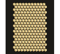 Пластиковый трафарет Luxart Template Сота малая , 60х40 см, толщина 1,5-2 мм TR18P6040