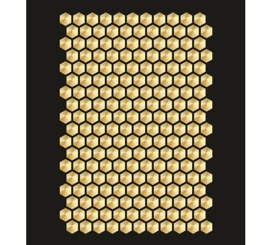 Пластиковый трафарет Luxart Template Сота малая , 60х40 см, толщина 1,5-2 мм TR18P6040