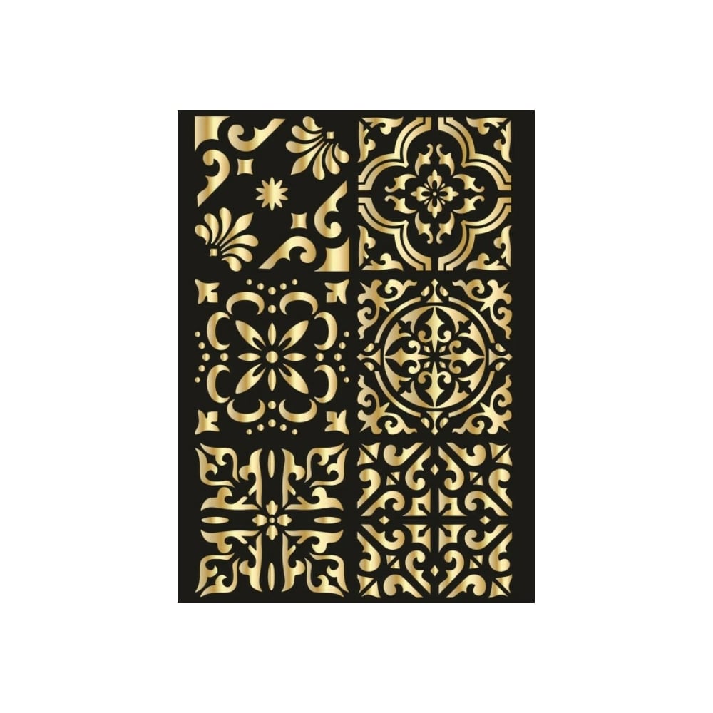 Пластиковый трафарет Luxart Template Евро узор 2, 60х40 см, толщина 1,5 ...