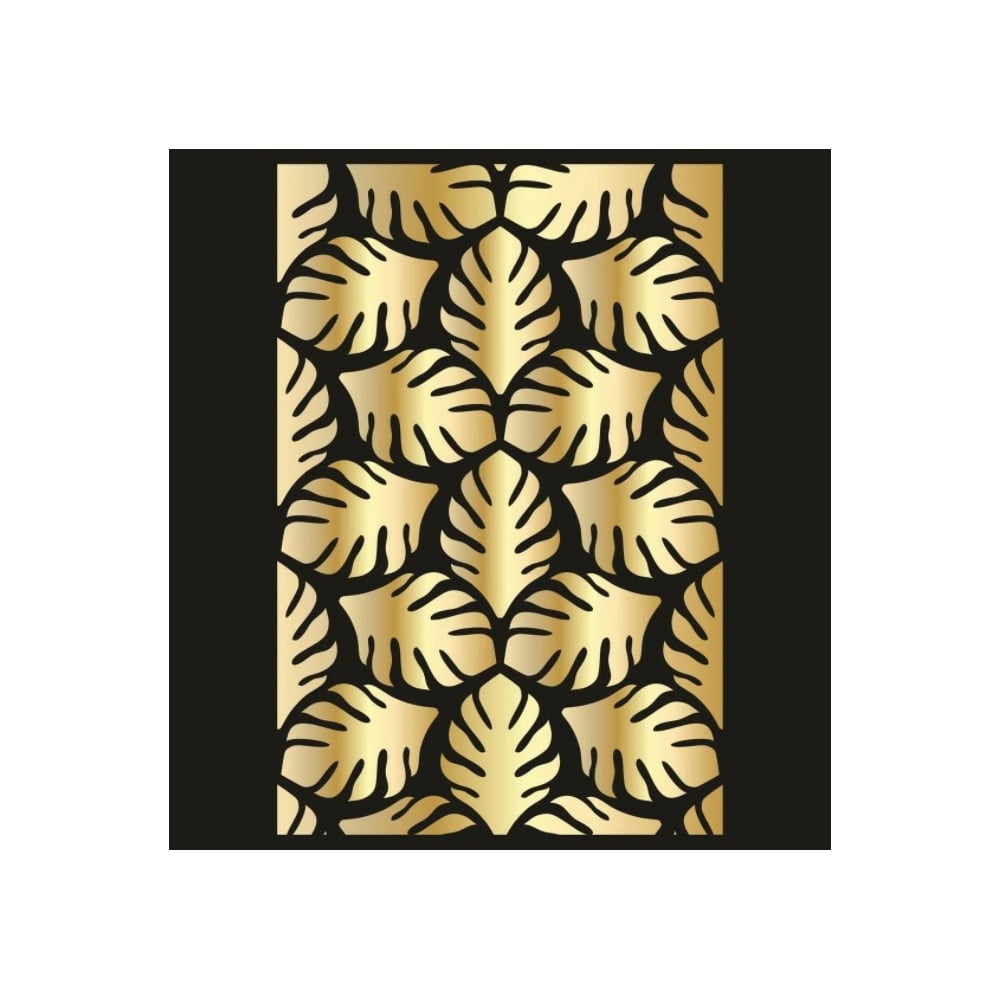 Пластиковый трафарет Luxart Template Листья 2, 60х40 см, толщина 1,5-2 ...