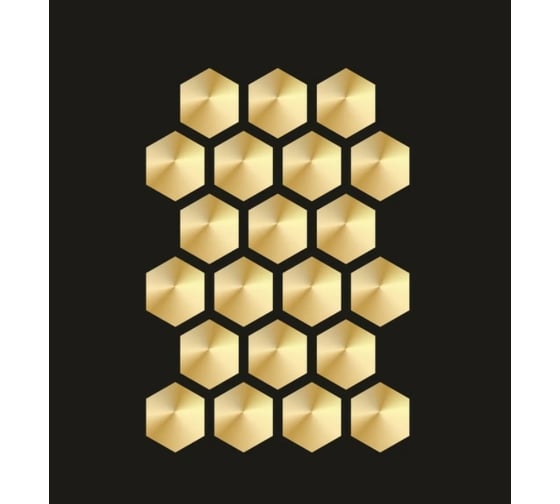 Пластиковый трафарет Luxart Template Сота большая , 60х40 см, толщина 1,5-2 мм TR19P6040