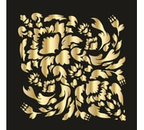 Пластиковый трафарет Luxart Template Дамаск 10 , 30х30 см, толщина 1,5-2 мм TR10P3030