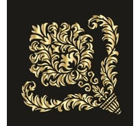 Пластиковый трафарет Luxart Template Дамаск 11 , 30х30 см, толщина 1,5-2 мм TR11P3030