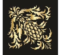 Пластиковый трафарет Luxart Template Дамаск 5 , 20х20 см, толщина 1,5-2 мм TR05P2020