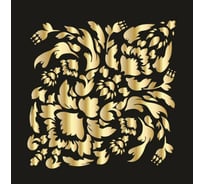 Пластиковый трафарет Luxart Template Дамаск 3, 20х20 см, толщина 1,5-2 мм TR03P2020