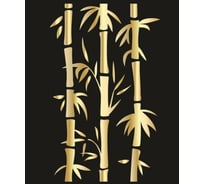 Пластиковый трафарет Luxart Template Бамбук, 60х40 см, толщина 1,5-2 мм. TR62P6040