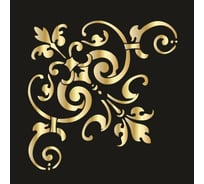 Пластиковый трафарет Luxart Template Дамаск 14 , 30х30 см, толщина 1,5-2 мм TR14P3030