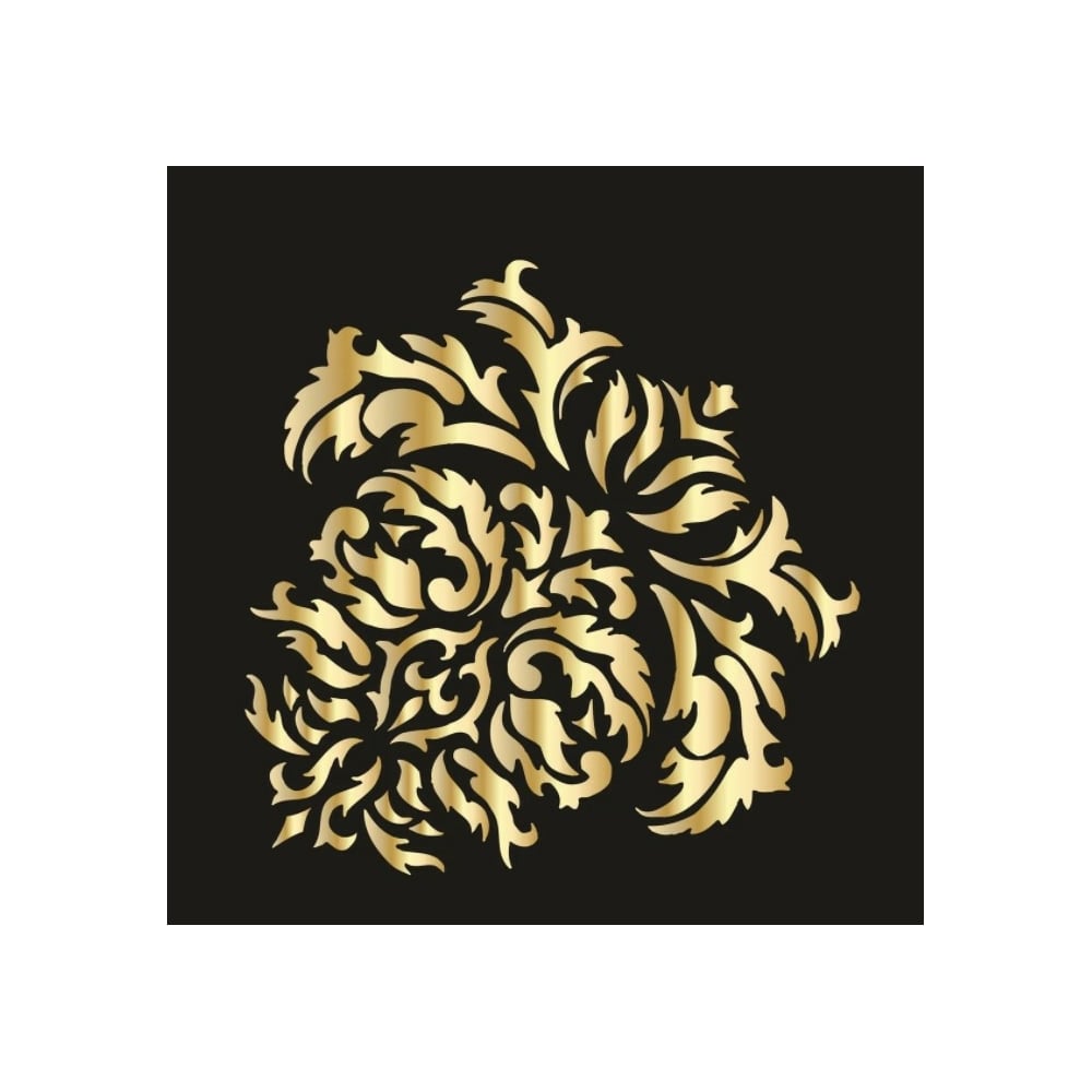 Пластиковый трафарет Luxart Template Дамаск 7 , 20х20 см, толщина 1,5-2 ...