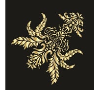 Пластиковый трафарет Luxart Template Дамаск 1 , 20х20 см, толщина 1,5-2 мм TR01P2020