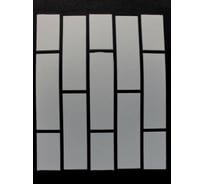 Пластиковый трафарет Luxart Template Кирпич , 60х40 см, толщина 1,5-2 мм TR21P6040