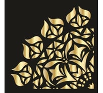 Пластиковый трафарет Luxart Template Четверть 1, 40х40 см, толщина 1,5-2 мм TR34P4040