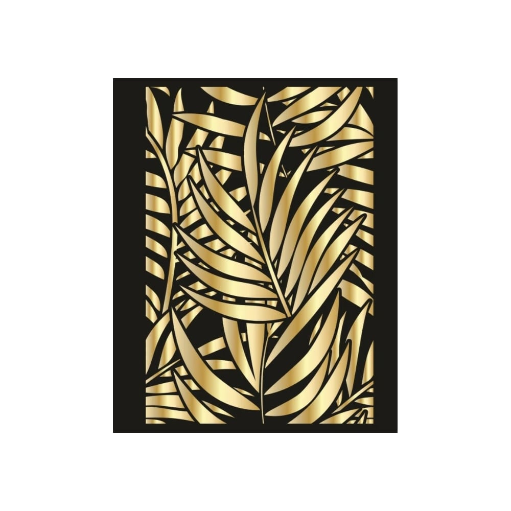 Пластиковый трафарет Luxart Template Листья 1, 60х40 см, толщина 1,5-2 ...